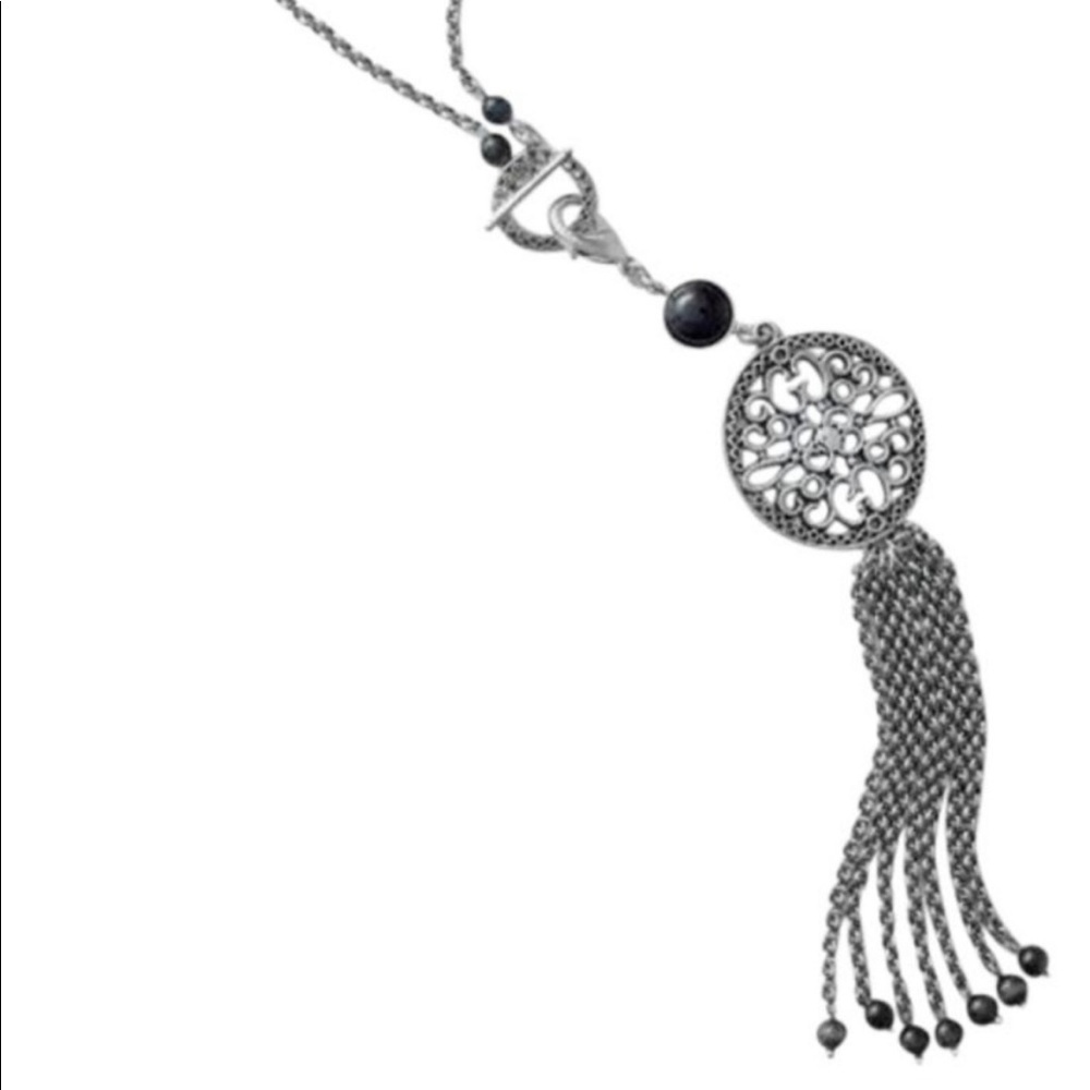 Lia Sophia "Lyrical" Glass Cat's Eye Necklace